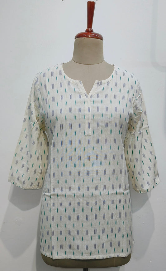 Cream Ekat cotton kurta