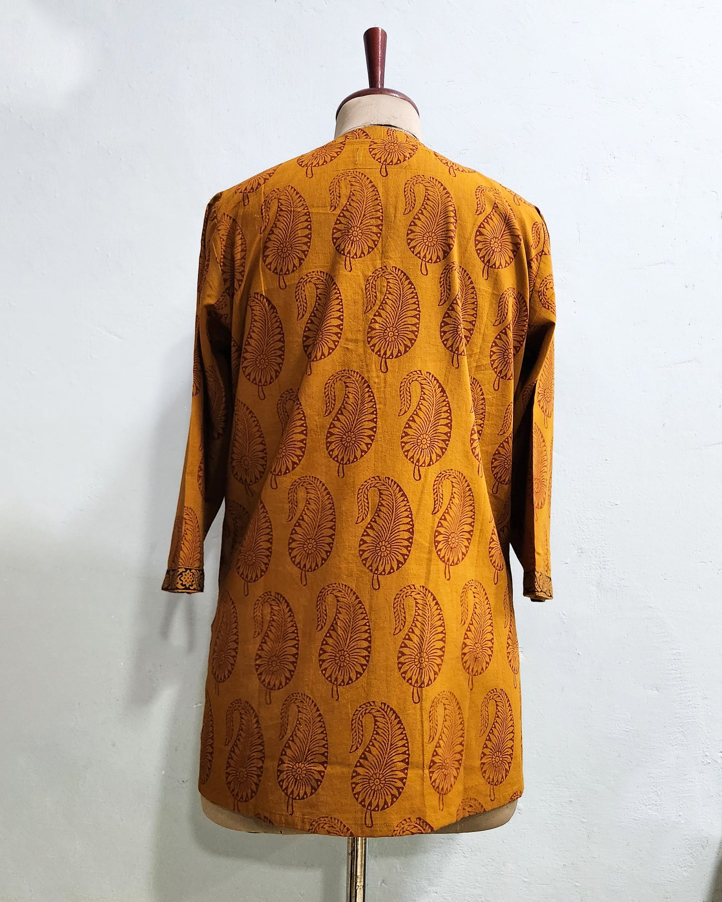 Bagh hand printed cotton short kurta, Length-30 inch