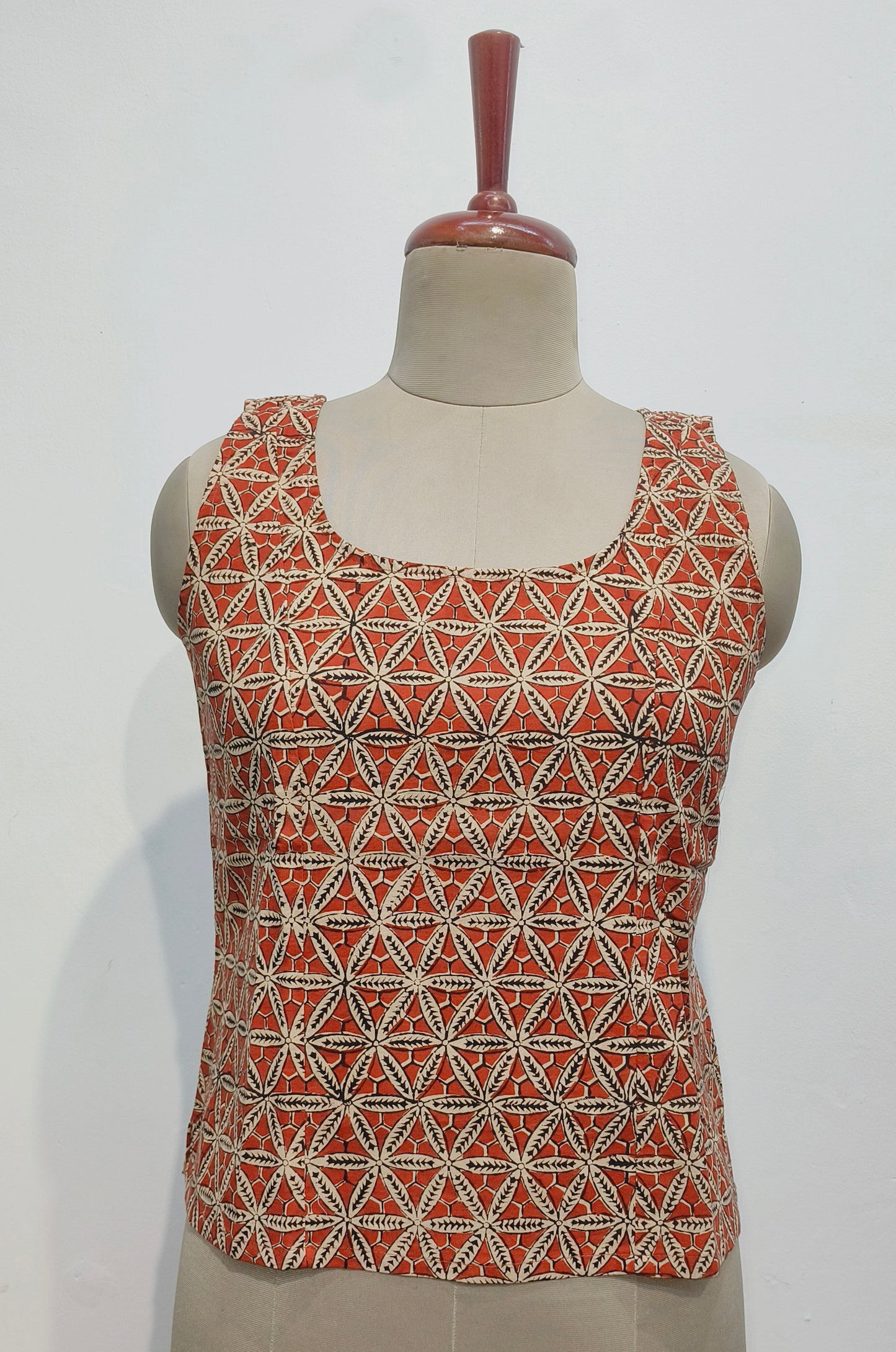 jaal brick color Crop top