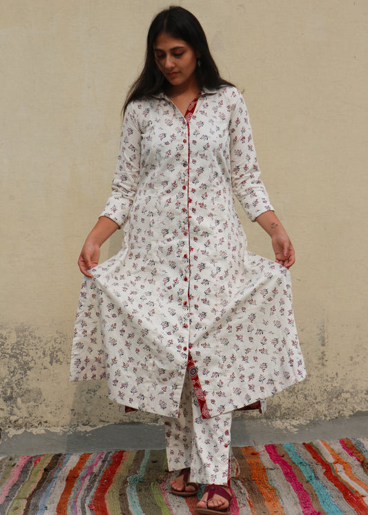 Sami, Front Open Cotton Co-Ord Set