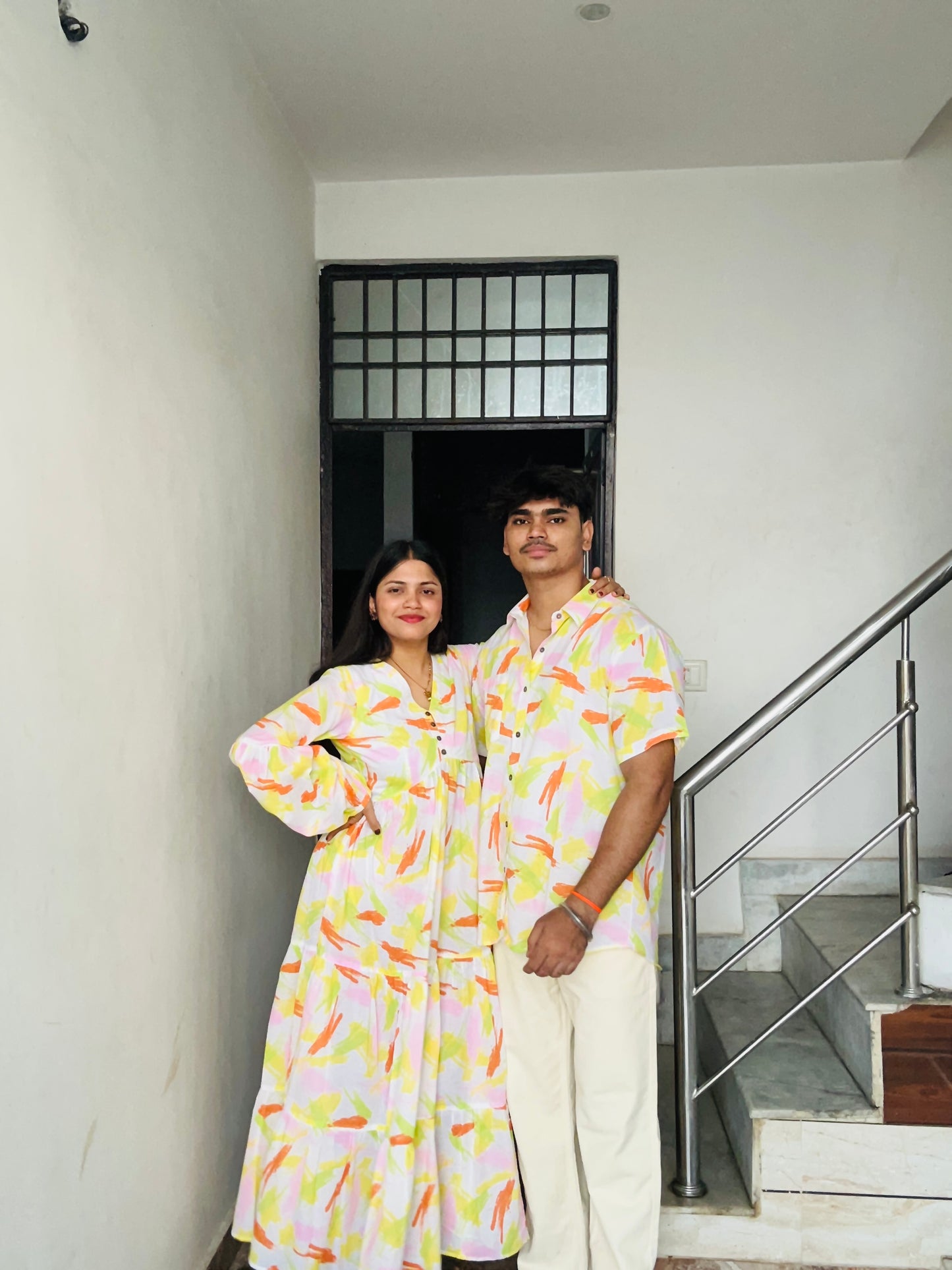 Neel Raahi – printed Cotton Shirt