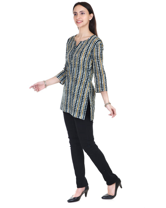 sanganeri cotton short kurta