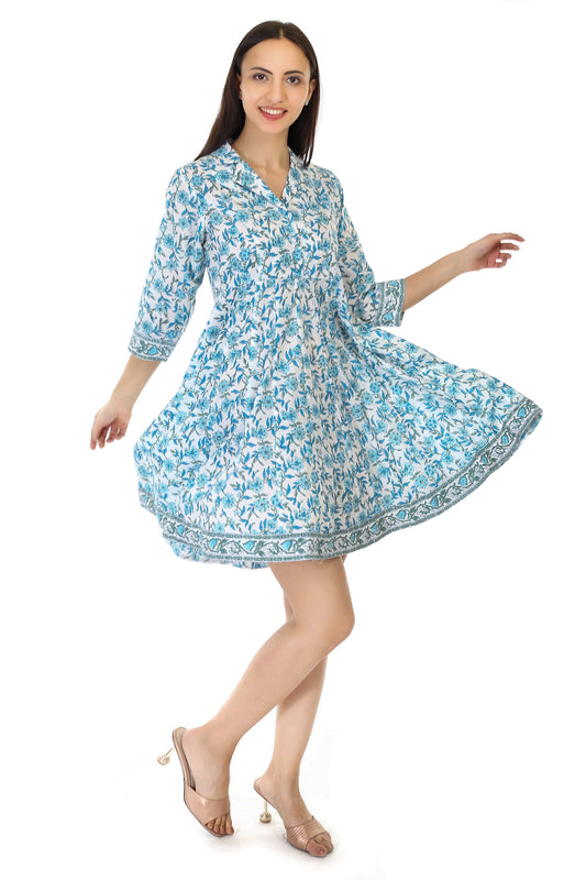 Tara, cotton short dress