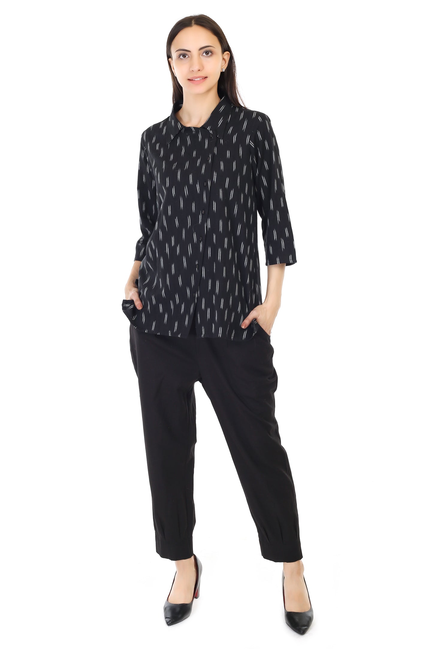 Zoya, Black Ekat Co-ord set