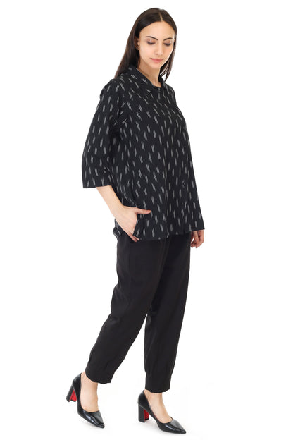 Zoya, Black Ekat Co-ord set