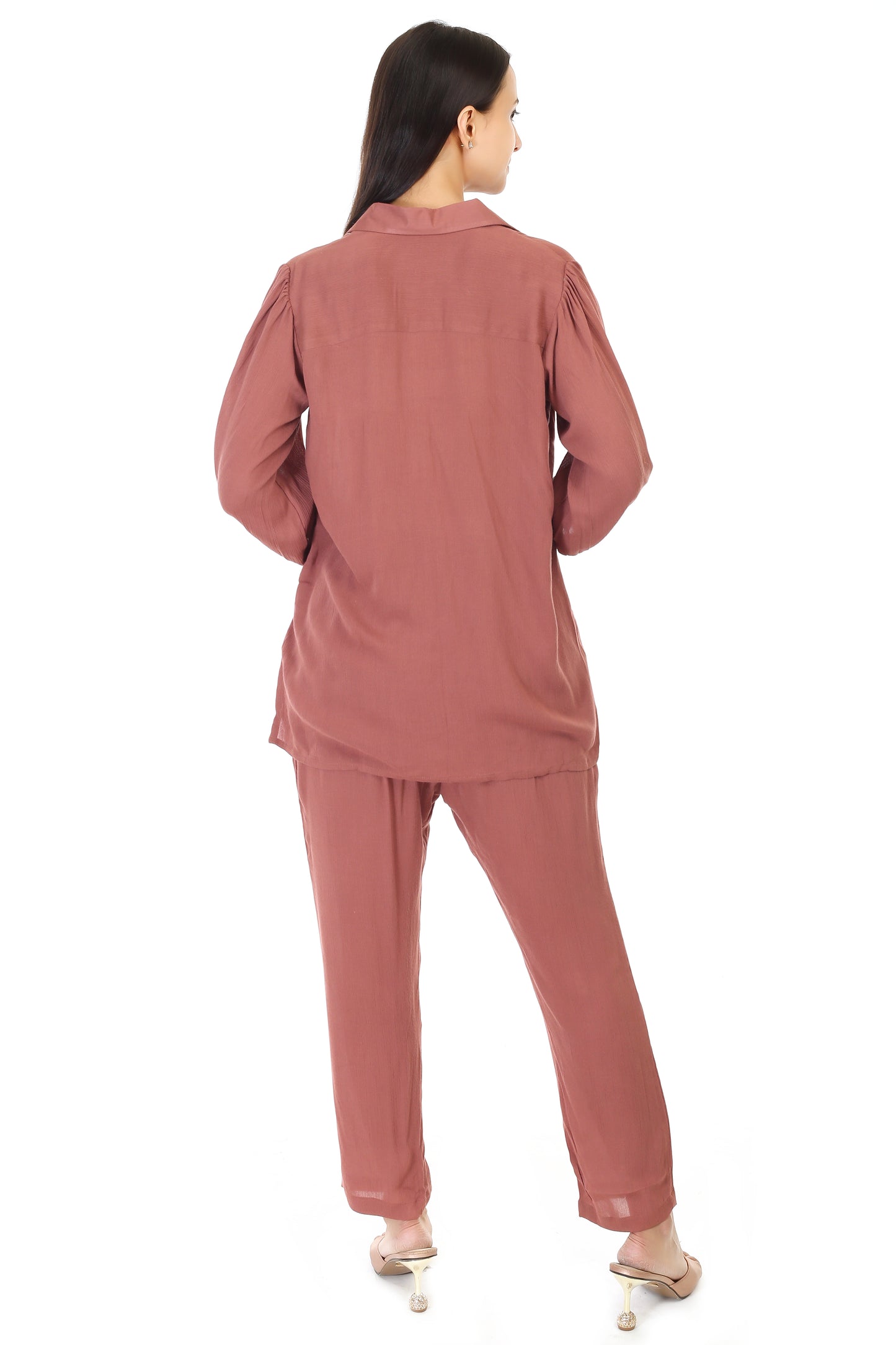 Tanvi, wine color Co-ord set