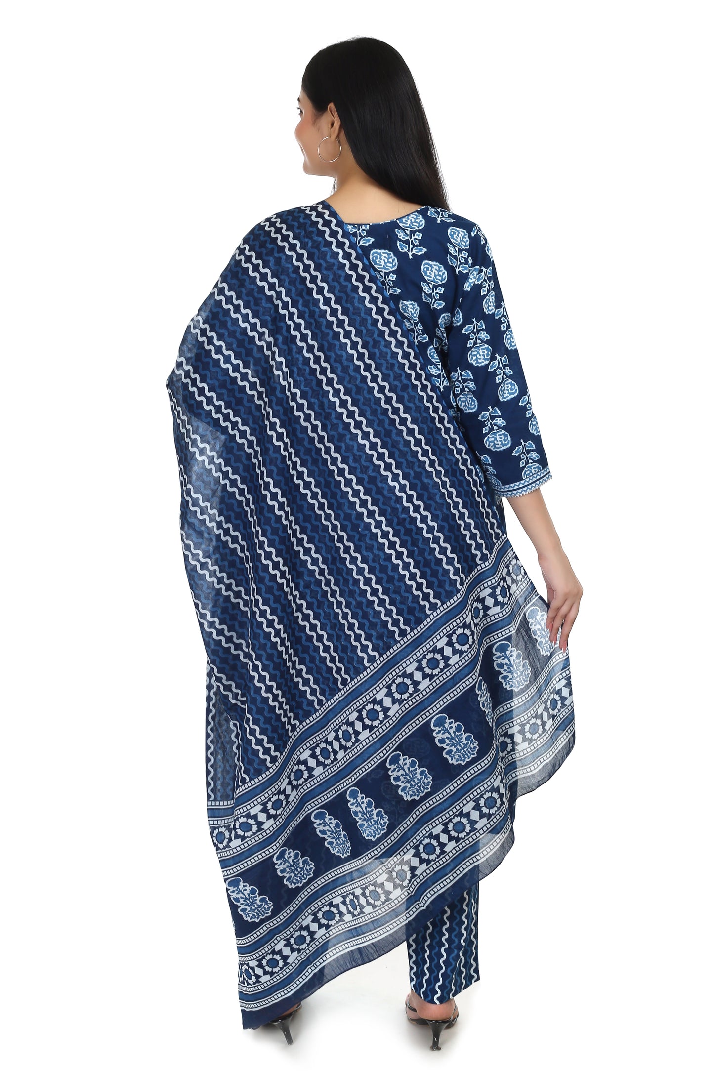 Indigo, Full cotton suit set