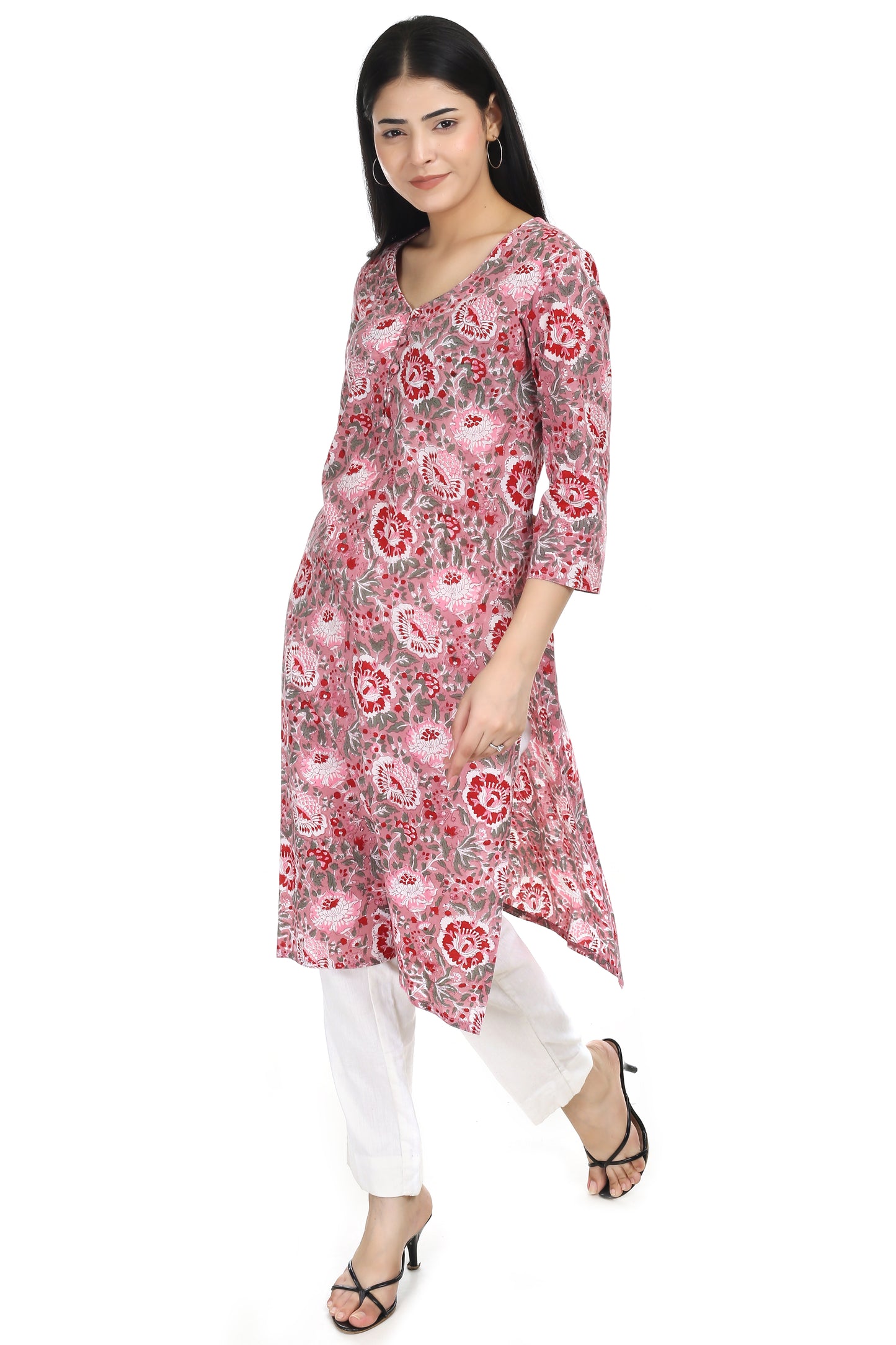 Anya, handblocked cotton kurti