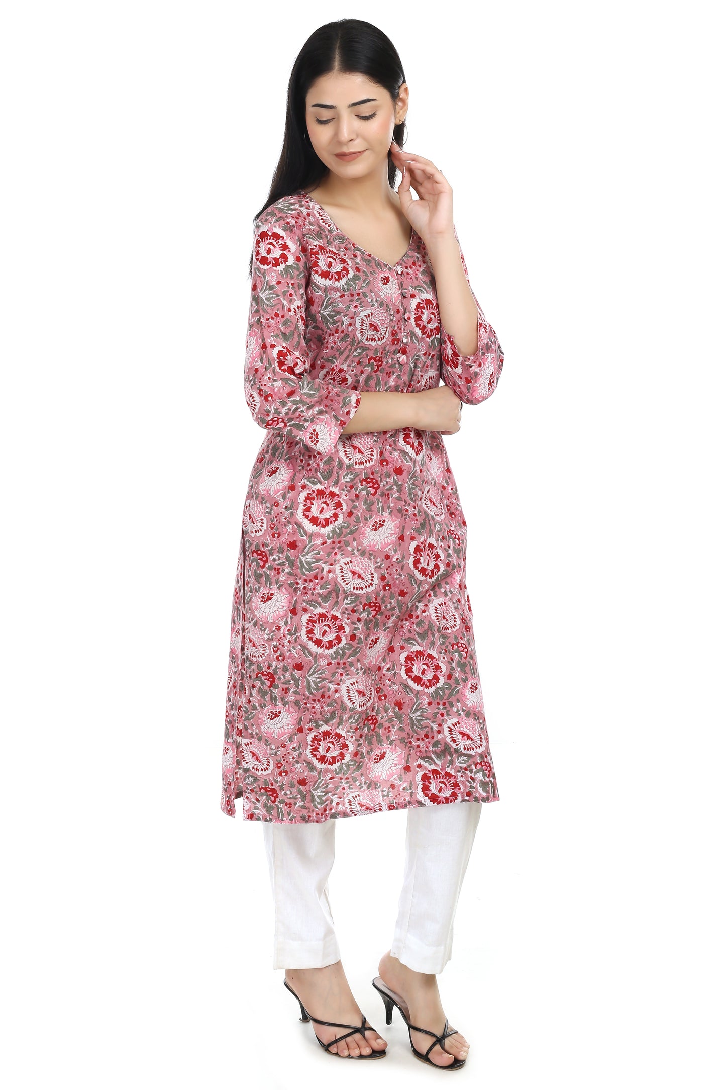 Anya, handblocked cotton kurti
