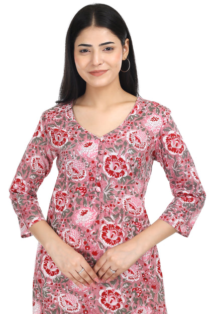 Anya, handblocked cotton kurti
