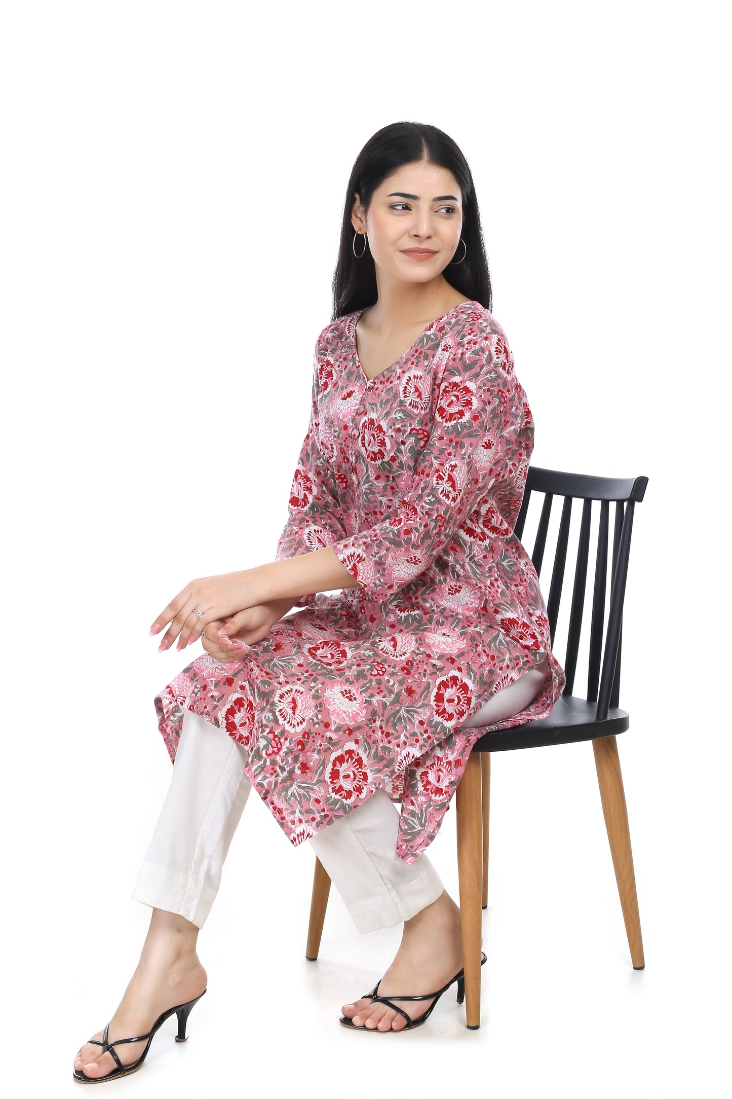 Anya, handblocked cotton kurti