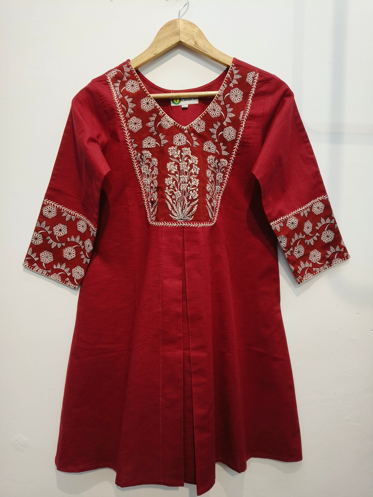 Maroon lilen co-ord set