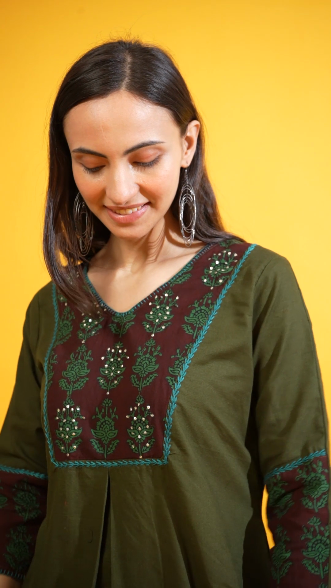 Olive green co-ord set