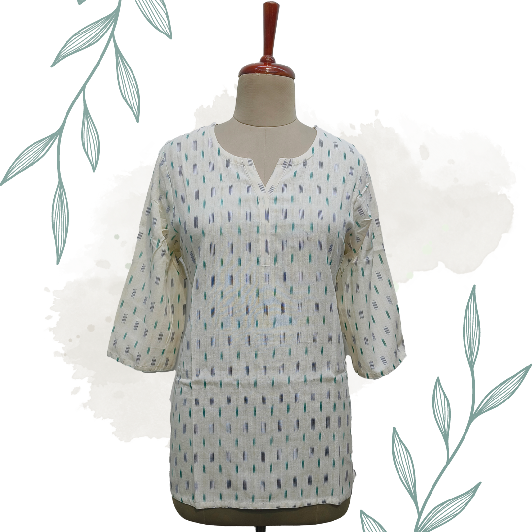Cream Ekat cotton kurta