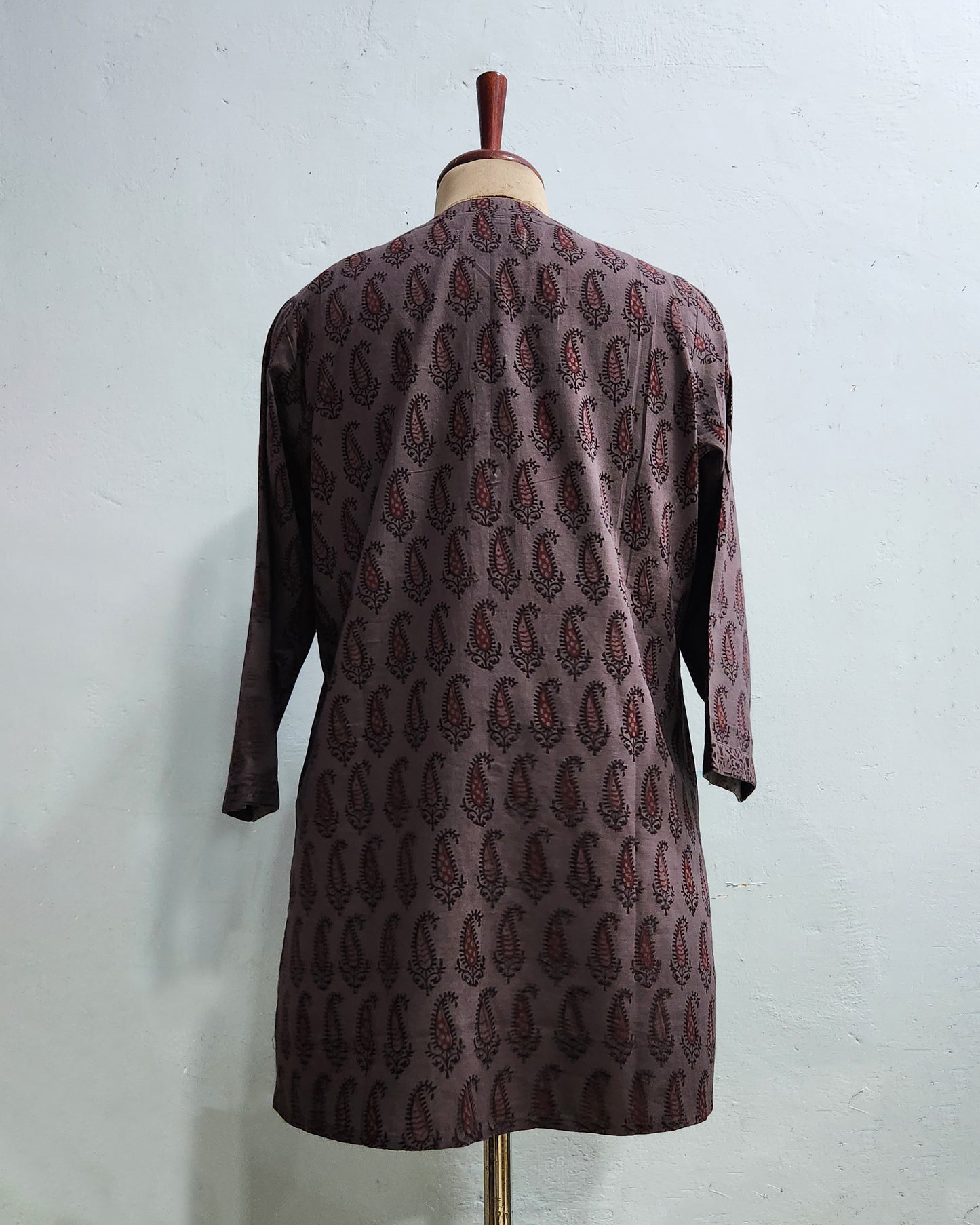 Bagh hand printed cotton short kurta, Length-30 inch