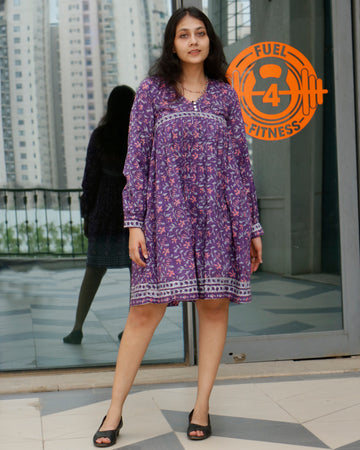 Safiya,  knee length dress