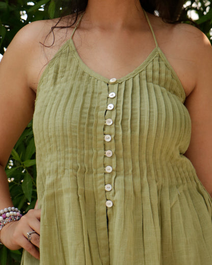 Aisha halter crop top