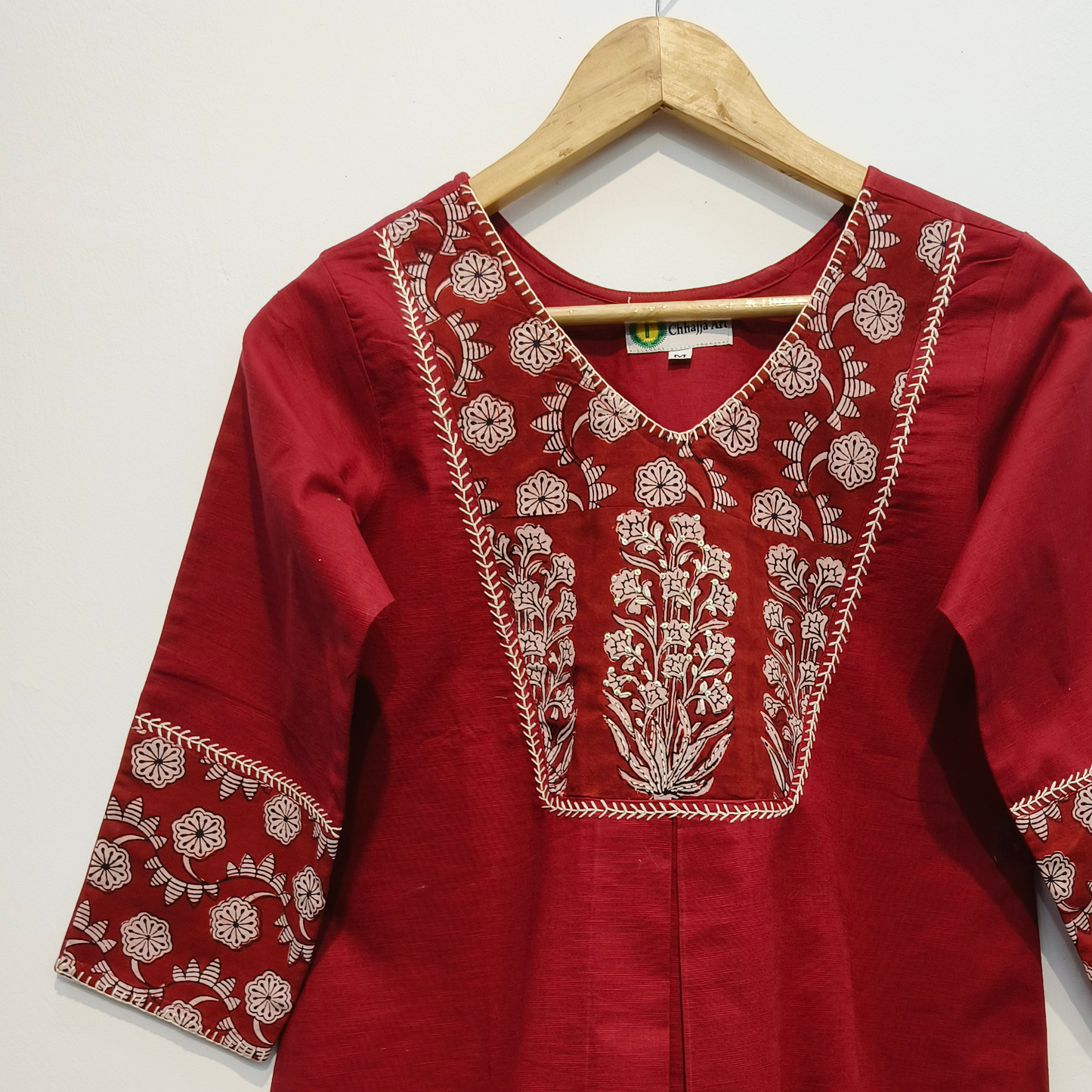 Maroon lilen co-ord set