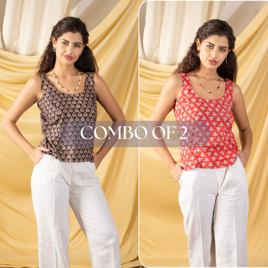 CMBO OF 2 Crop Top Set