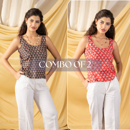 CMBO OF 2 Crop Top Set