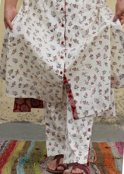 Sami, Front Open Cotton Co-Ord Set