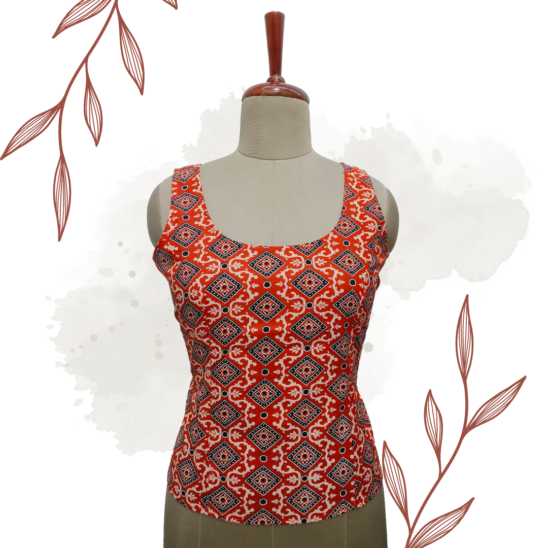 Bagh cotton crop top