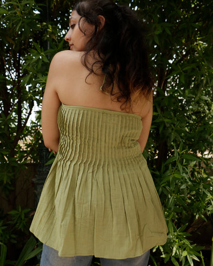 Aisha halter crop top