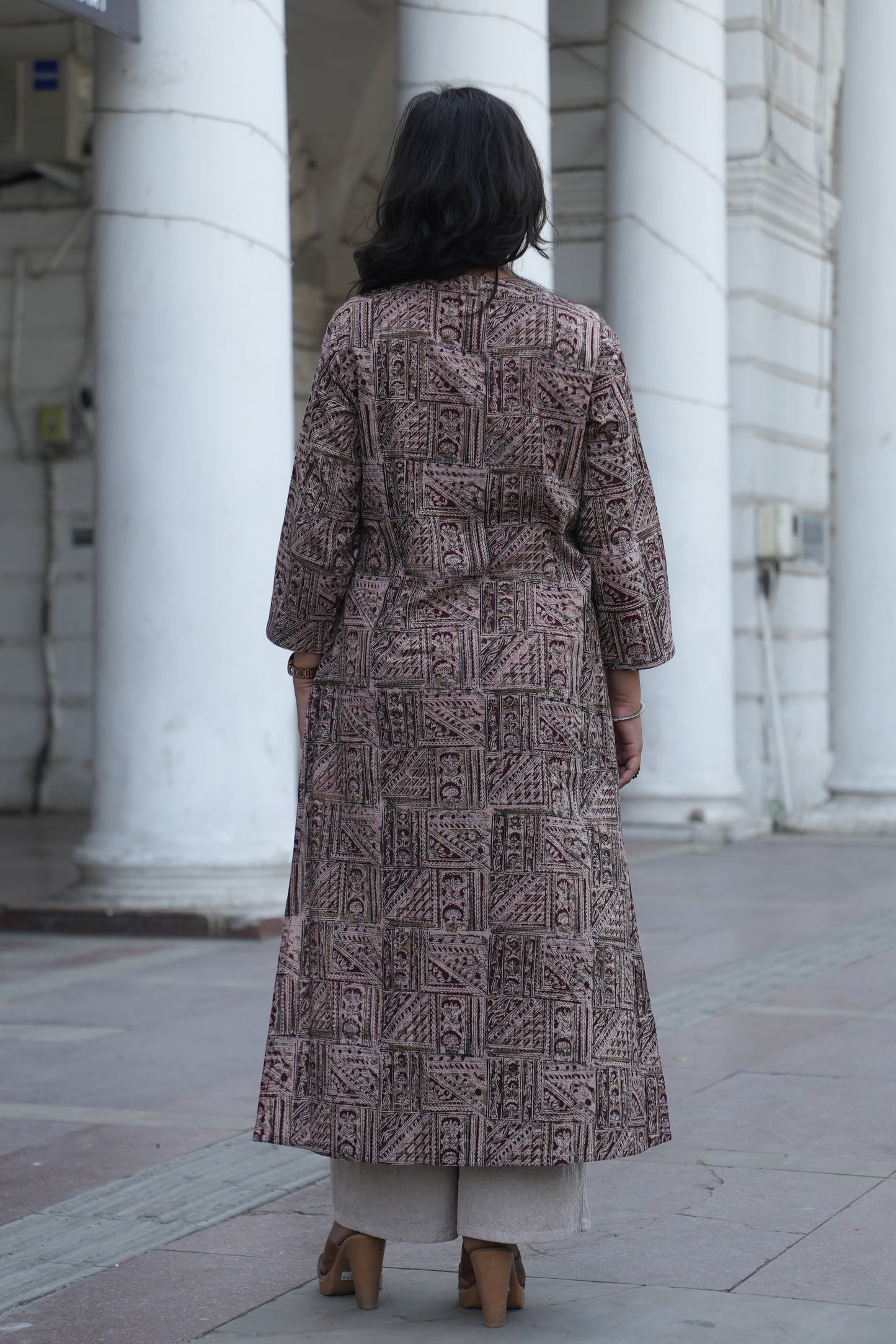 Artisan Handblock Printed A-Line Kurta