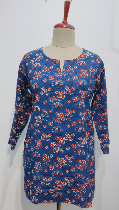 Floral  cotton kurta