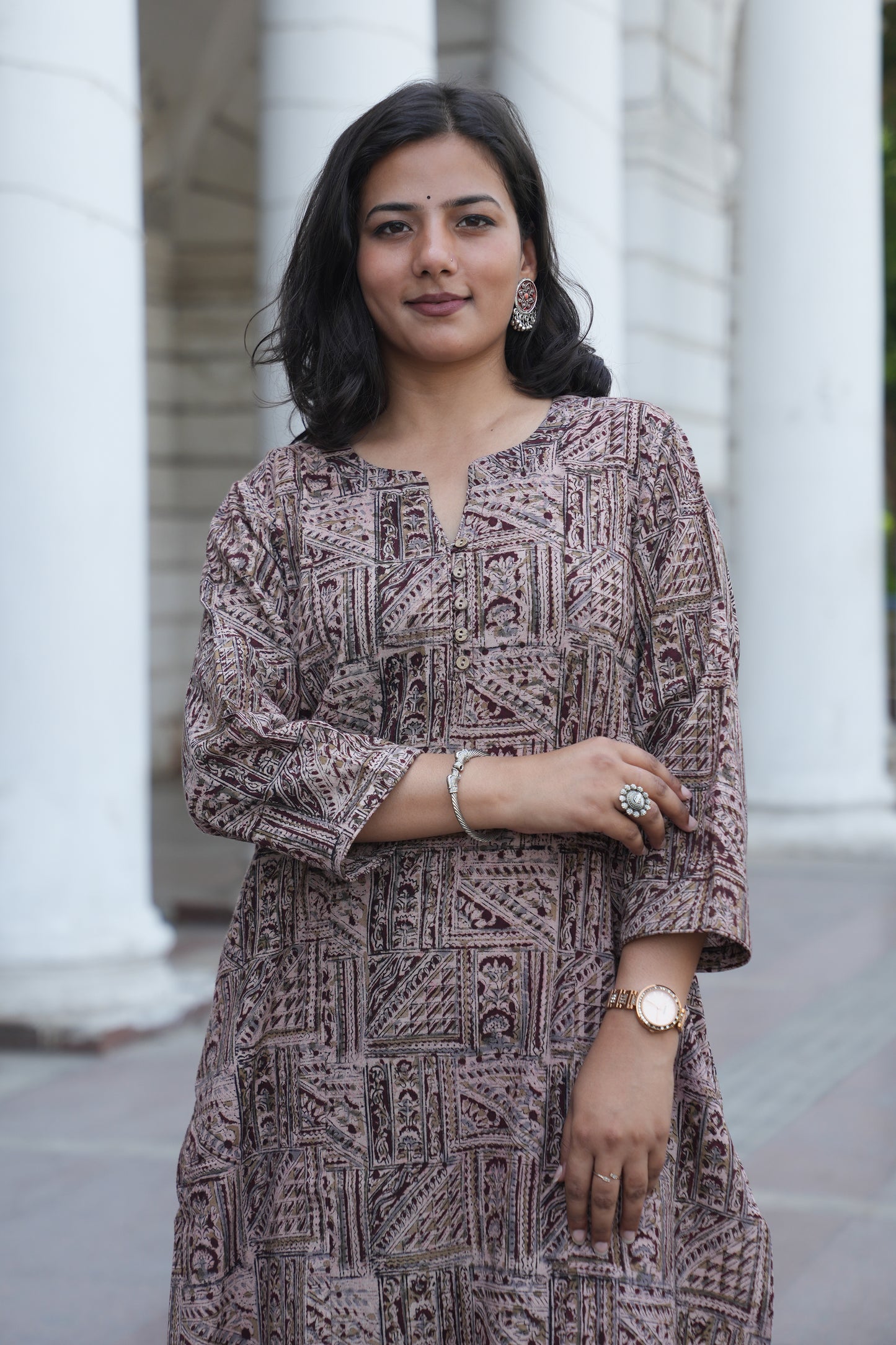 Artisan Handblock Printed A-Line Kurta