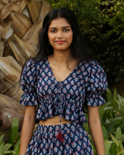 Layla, Ajrakh crop top