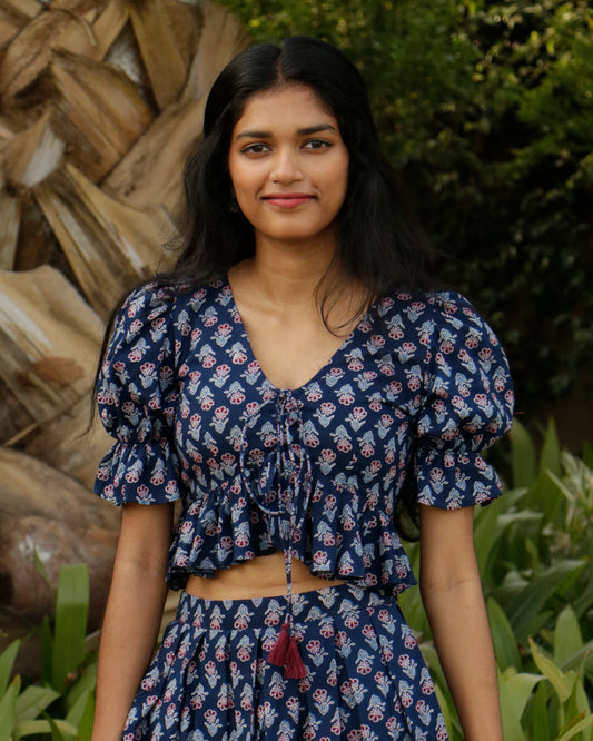 Layla, Ajrakh crop top