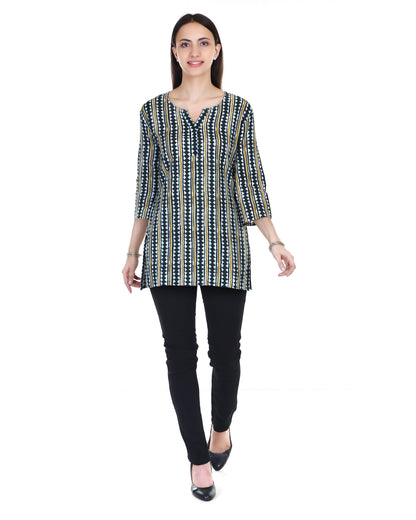 sanganeri cotton short kurta