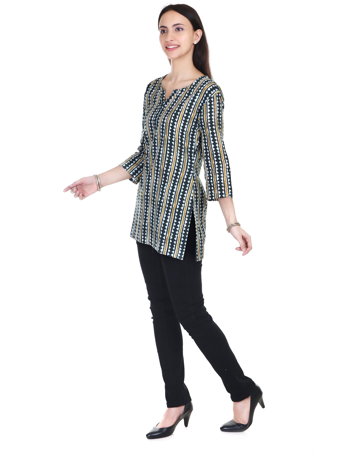 sanganeri cotton short kurta