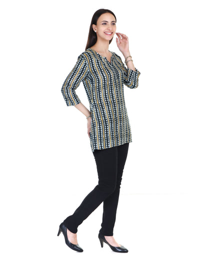 sanganeri cotton short kurta