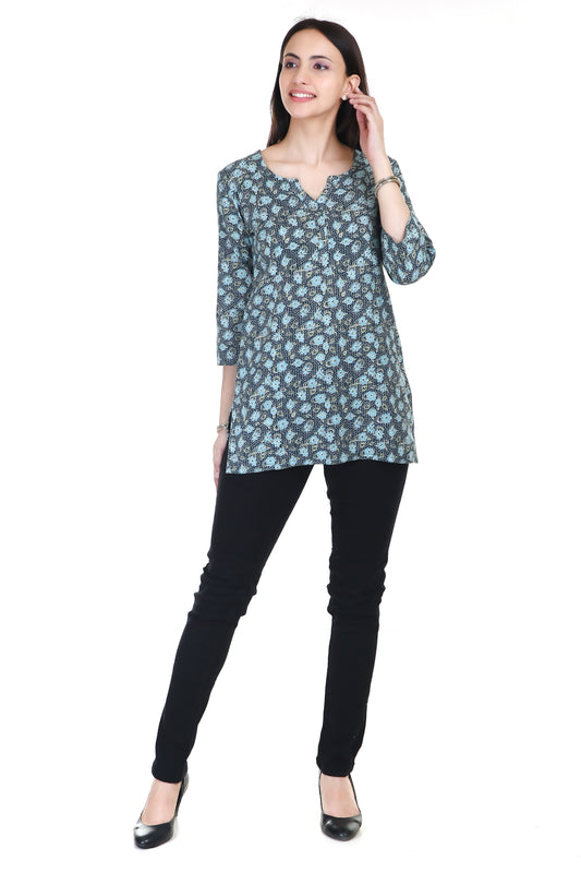 Vanaspati printed cotton short kurta